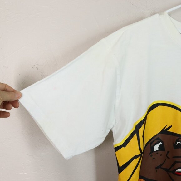 Platinum FUBU Russell of Fat Albert TShirt L 16/18 White Cotton Graphic Crewneck - Picture 7 of 16